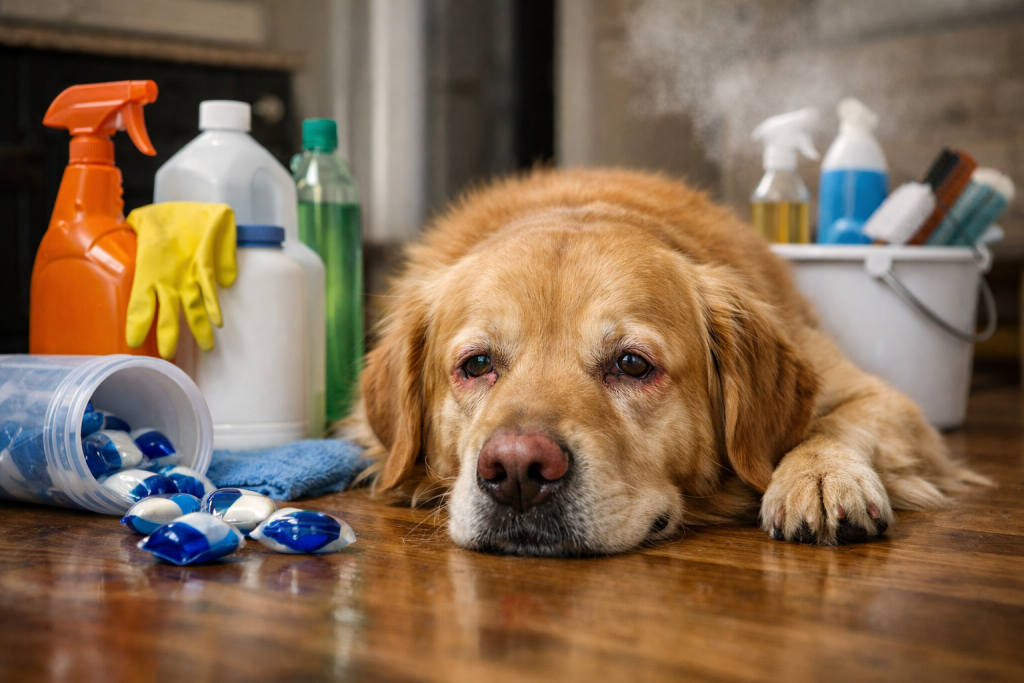 Signs Your Dog May Be Sensitive to Household Chemicals