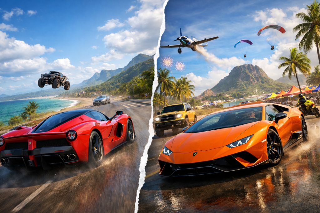 Forza Horizon 6 vs The Crew Motorfest: Which Should You Get?